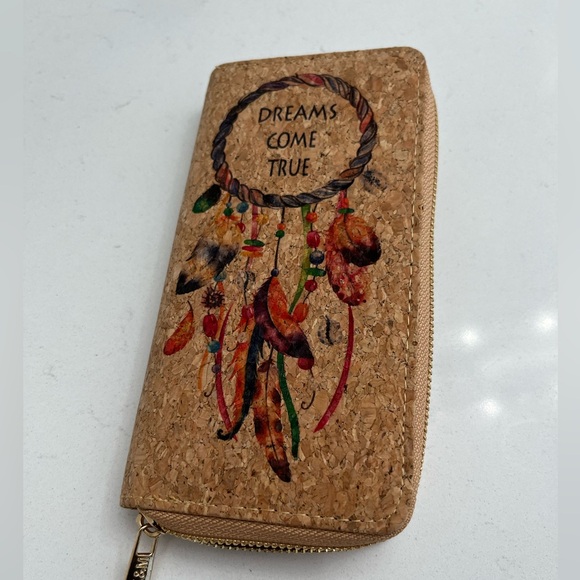 Dreams Come True Cork Wallet NWOT - Picture 2 of 6